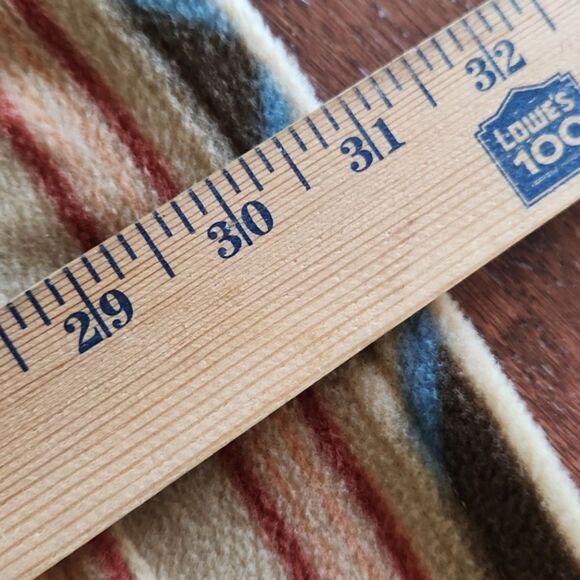 NWT Vissla Men's Descanso Eco Hooded Popover Fleece, Tan Geometric, Size XL - Picture 10 of 10